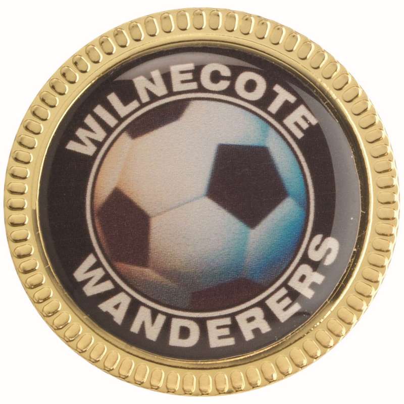 STEEL BADGE (1in CENTRE) – 1.25in