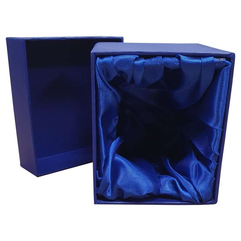 BLUE PRESENTATION BOX FITS 1 WHISKEY TIGHT – 105 x 90 x 94mm