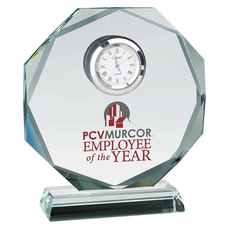 Recognition Clock Jade Award