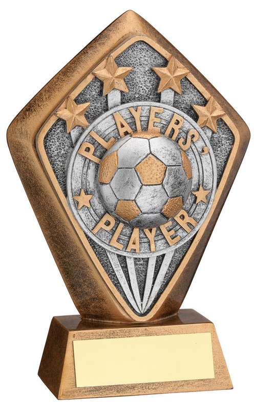 BRZ/GOLD DIAMOND HOLDER WITH PLAYERS PLAYER DISC AND PLATE – 5.25in