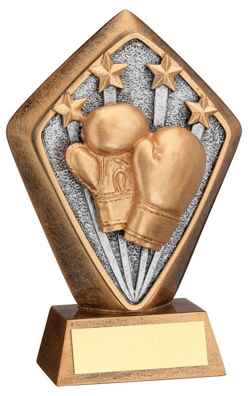 BRZ/GOLD DIAMOND HOLDER WITH BOXING DISC WITH PLATE – 5.25in