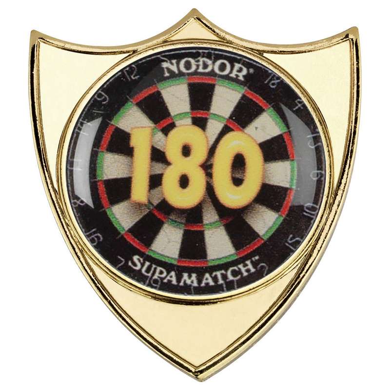 DARTS 180 METAL SHIELD BADGE – 1.5in