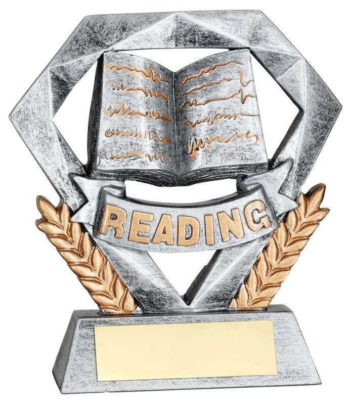 PEW/GOLD READING MINI DIAMOND WITH PLATE – 4in