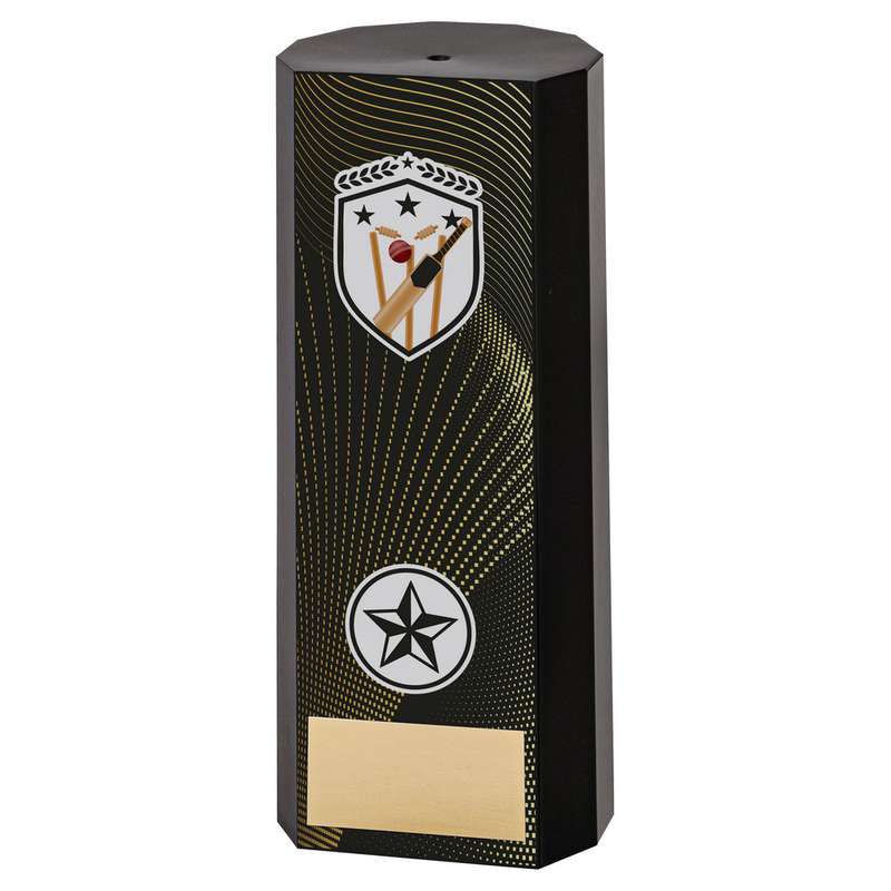 BLACK PLASTIC FILLED COLUMN CRICKET (1in CEN) – 6in