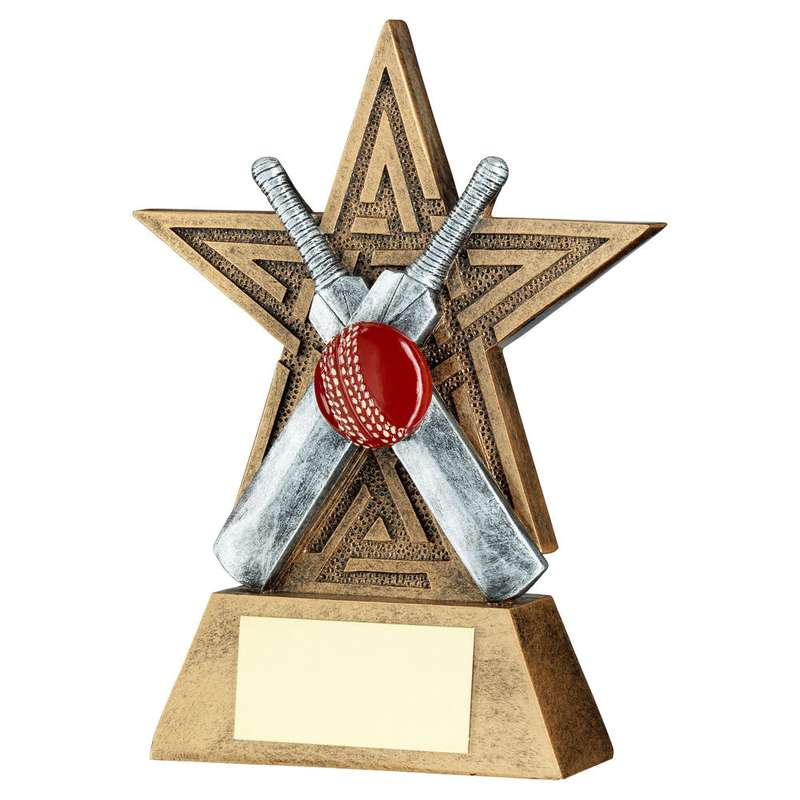 BRZ/PEW/RED CRICKET STAR LINE SERIES WITH PLATE – 4in