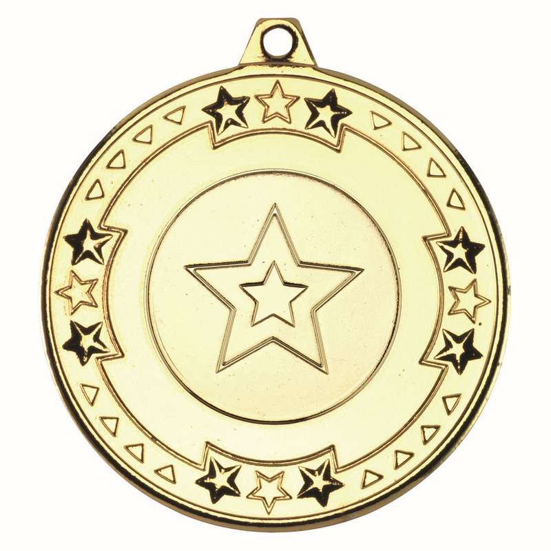 TRI STAR MEDAL (1in CENTRE) BRONZE – 2in