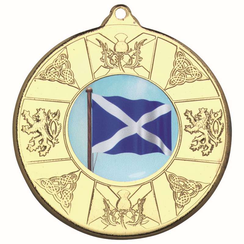 SCOTLAND MEDAL (1in CENTRE) BRONZE – 2in