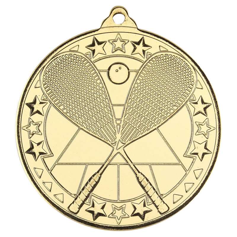 SQUASH TRI STAR MEDAL BRONZE – 2in