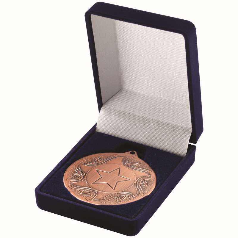 DELUXE BLUE MEDAL BOX (40/50mm RECESS) – 3in