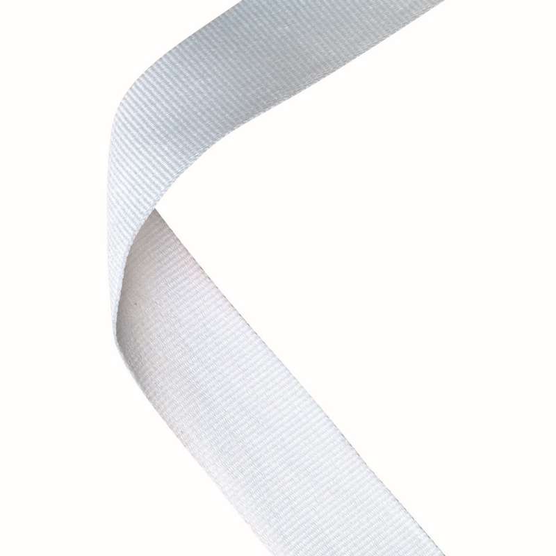 MEDAL RIBBON WHITE – 30 X 0.875in