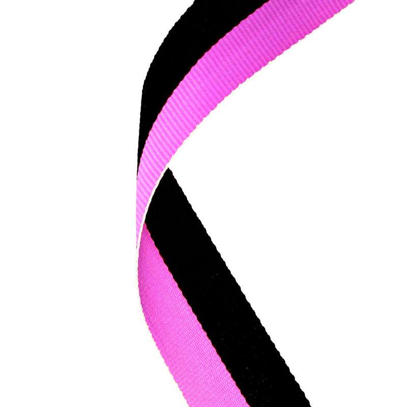 MEDAL RIBBON BLACK/PINK – 30 x 0.875in