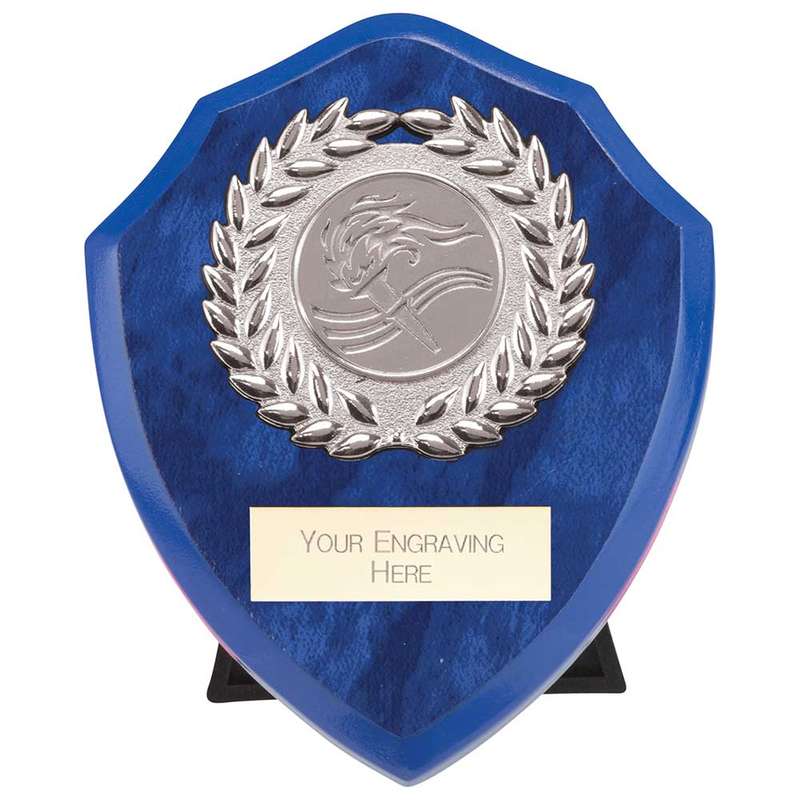 Reward Wreath Shield Azure Blue